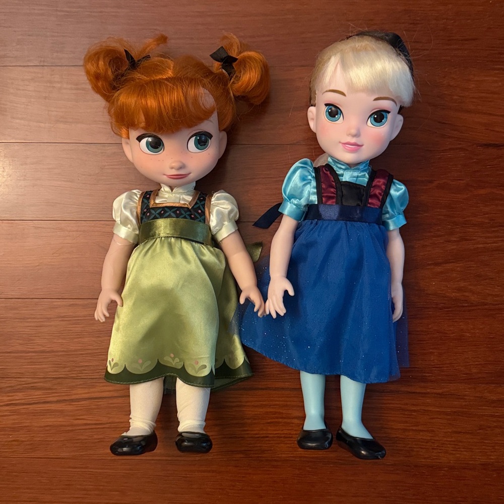 14” Elsa and Anna Dolls